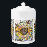 SUNFLOWER<br><div class="desc">An art design of a pretty sunflower.</div>