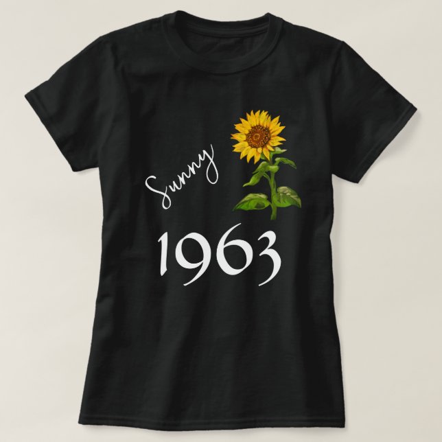 Sunflower 1963 T-Shirt (Design Front)