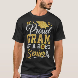 Sunflower 2023 Proud Gram Of A 2023 Senior Graduat T-Shirt