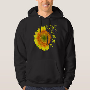 Sunflower 3 14 Math Happy Pi Day Geek Science Pi S Hoodie