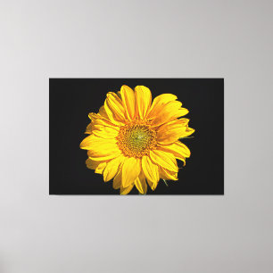 Sunflower 60x40 (150x100cm) waccn canvas print