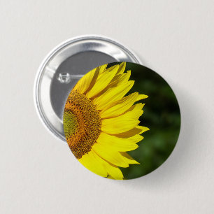 Sunflower 6 Cm Round Badge