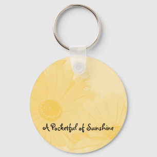 Sunflower, A Pocketful of Sunshine Keychain