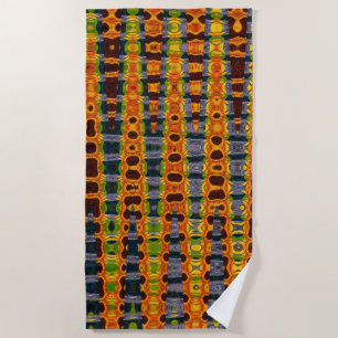 Sunflower Abstract 2, 2016 (photo)   SVP Images Beach Towel