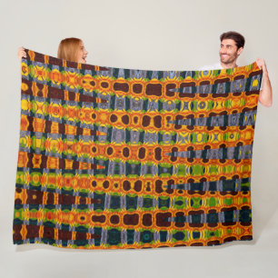 Sunflower Abstract 2, 2016 (photo) SVP Images Fleece Blanket