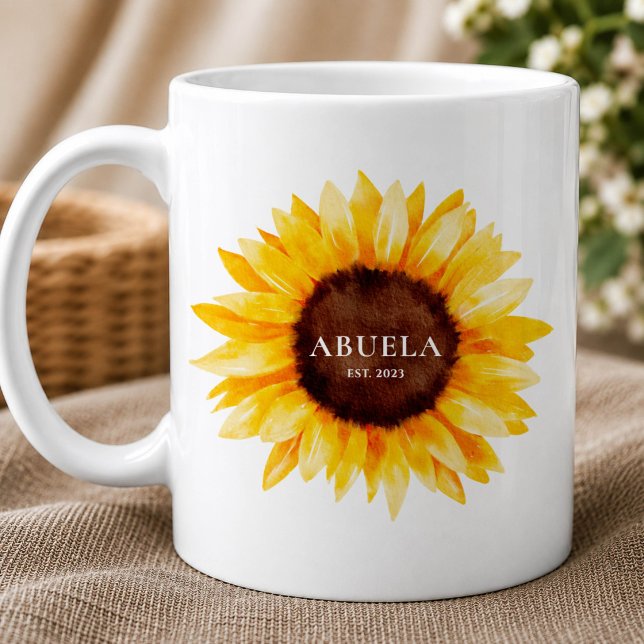 Sunflower Abuela  Coffee Mug (Creator Uploaded)
