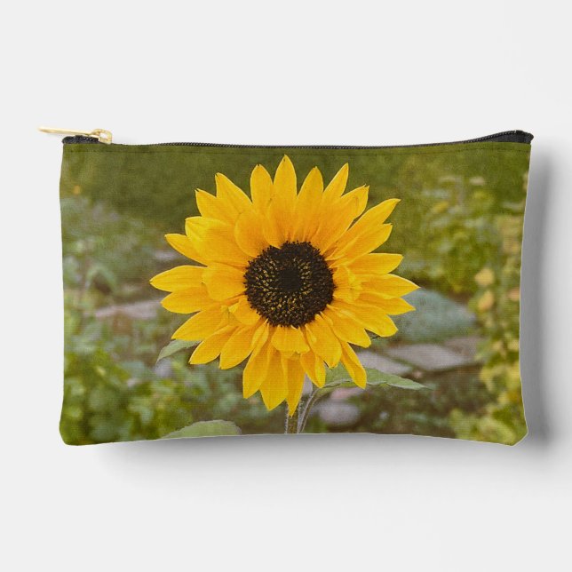 Sunflower  accessory pouch (Front)