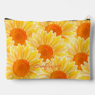 Sunflower  accessory pouch