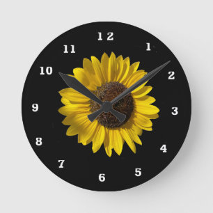 Sunflower Acrylic Wall Clock