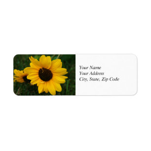Sunflower Address Label