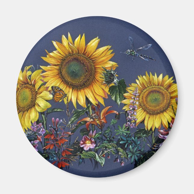 Sunflower Adventure Magnet (Front)