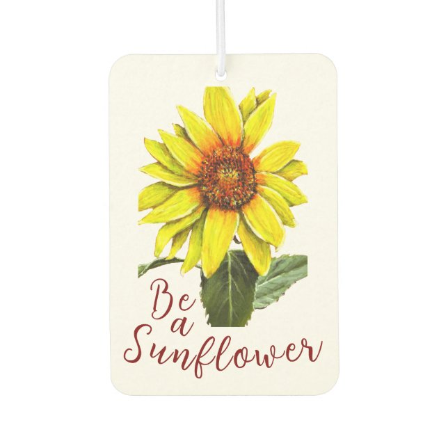 Sunflower Air Freshener (Front)