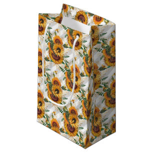 Sunflower and Bee Series Design Nine Small Gift Bag