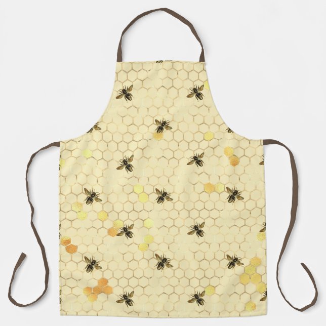 Sunflower and Bee Series Design Six  Apron (Front)