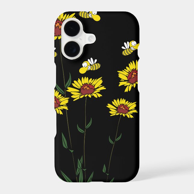 Sunflower and Bees (Back)