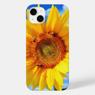 Sunflower and Bees iPhone Case