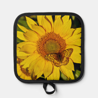 SUnflower and Butterfly Pot Holder