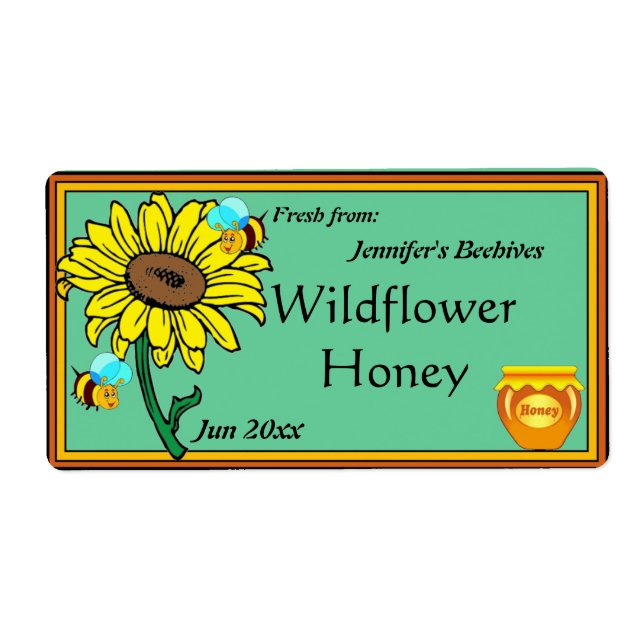 Sunflower and Honey Pot (Front)