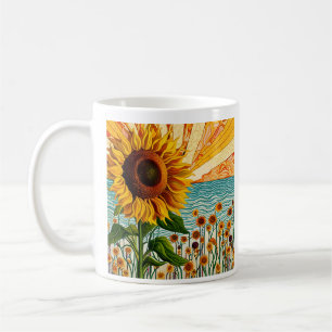 Sunflower and Quote Coffee Mug
