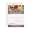 Sunflower and Red Rose Fall Wedding RSVP