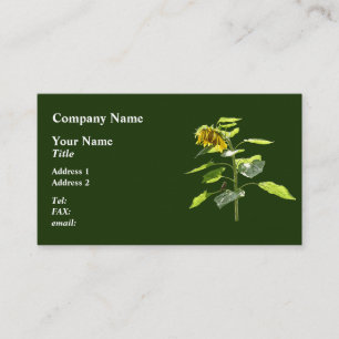 Sunflower and Sparrow Business Card