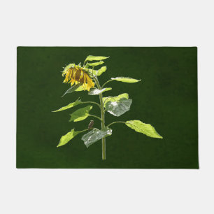 Sunflower and Sparrow Doormat