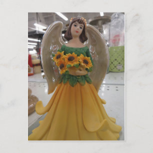 Sunflower Angel Postcard