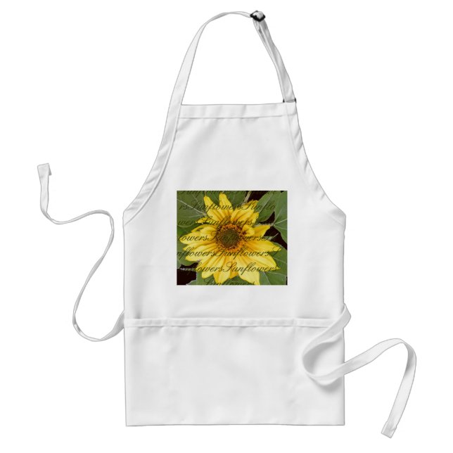 Sunflower Art Apron (Front)