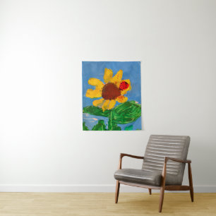 Sunflower "Art by Kids" Tapestry