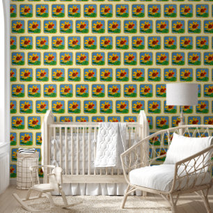 Sunflower Art by Kids Wallpaper
