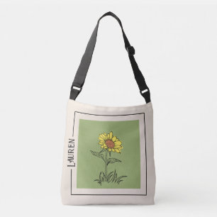 Sunflower Art - Crossbody Bag