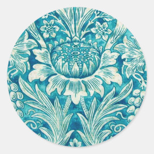 Sunflower Art Nouveau Sticker