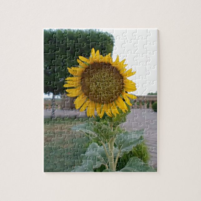 Sunflower Art Print Jigsaw Puzzle (Vertical)