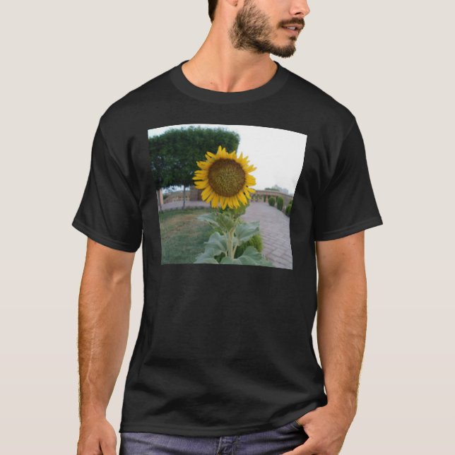 Sunflower Art Print T-Shirt (Front)