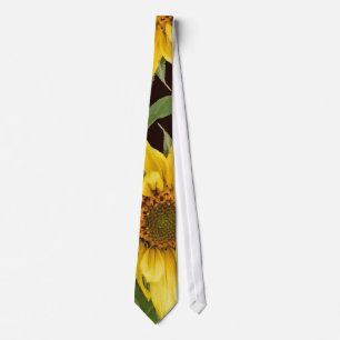 Sunflower Art Tie
