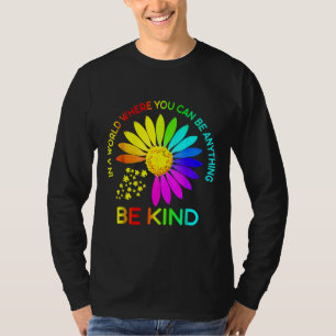 Sunflower Autism Awareness Be Kind Puzzle Mom Supp T-Shirt