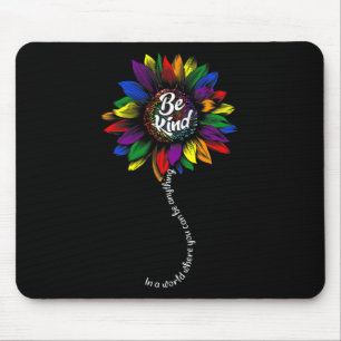 Sunflower Autism Awareness Be Kind Puzzle Mum Supp Mouse Mat