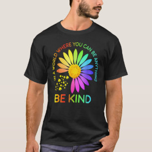 Sunflower Autism Awareness Be Kind Puzzle Mum Supp T-Shirt