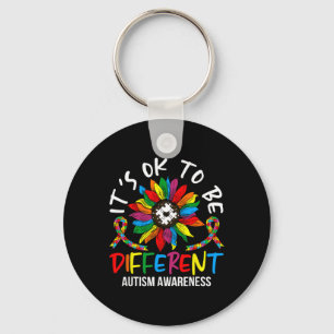 Sunflower Autism Awareness Month For Autism Awaren Key Ring