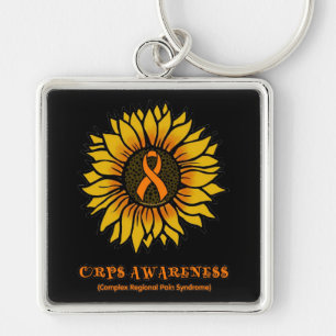 Sunflower/Awareness...CRPS Key Ring
