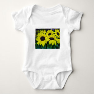 Sunflower baby bodysuit