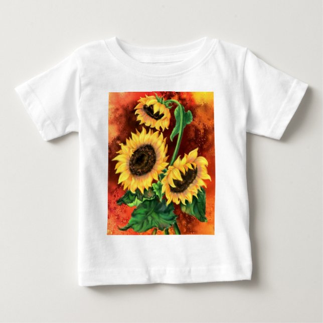 Sunflower Baby T-Shirt (Front)