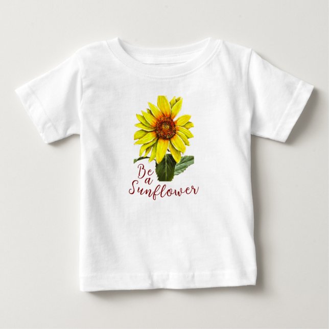 Sunflower Baby T-Shirt (Front)