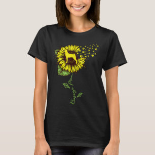 Sunflower Basenji Mum Mum Dog Lover T-Shirt