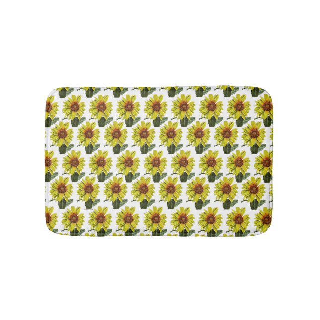 Sunflower Bath Mat (Front)