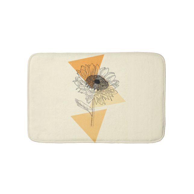 Sunflower Bath Mat (Front)