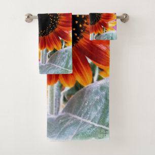 Sunflower Bath Towel Set