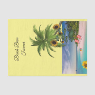 Sunflower Beach Bum Tissue Paper