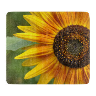 Sunflower beauty cutting board