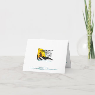 Sunflower BEING Poem Folded Thank You Card